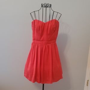 Speechless | Strapless Bright Red Juniors Dress